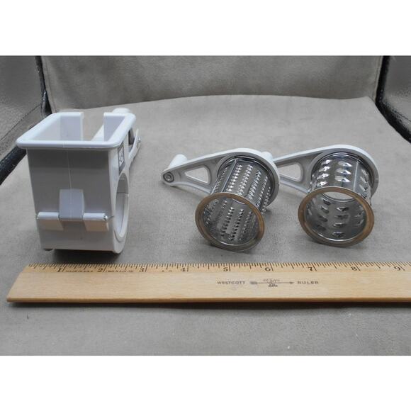 Cooking Club of America Roatry Cheese Grater Shredder 2 Blades Only - Picture 3 of 8
